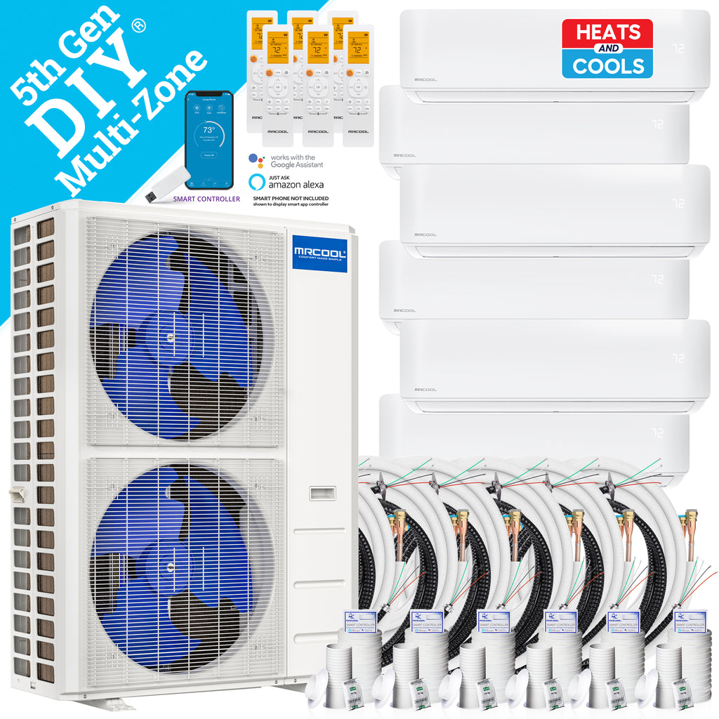 MRCOOL DIY 55K BTU 5th Generation 6-Zone Multi-Zone Condenser (230V)