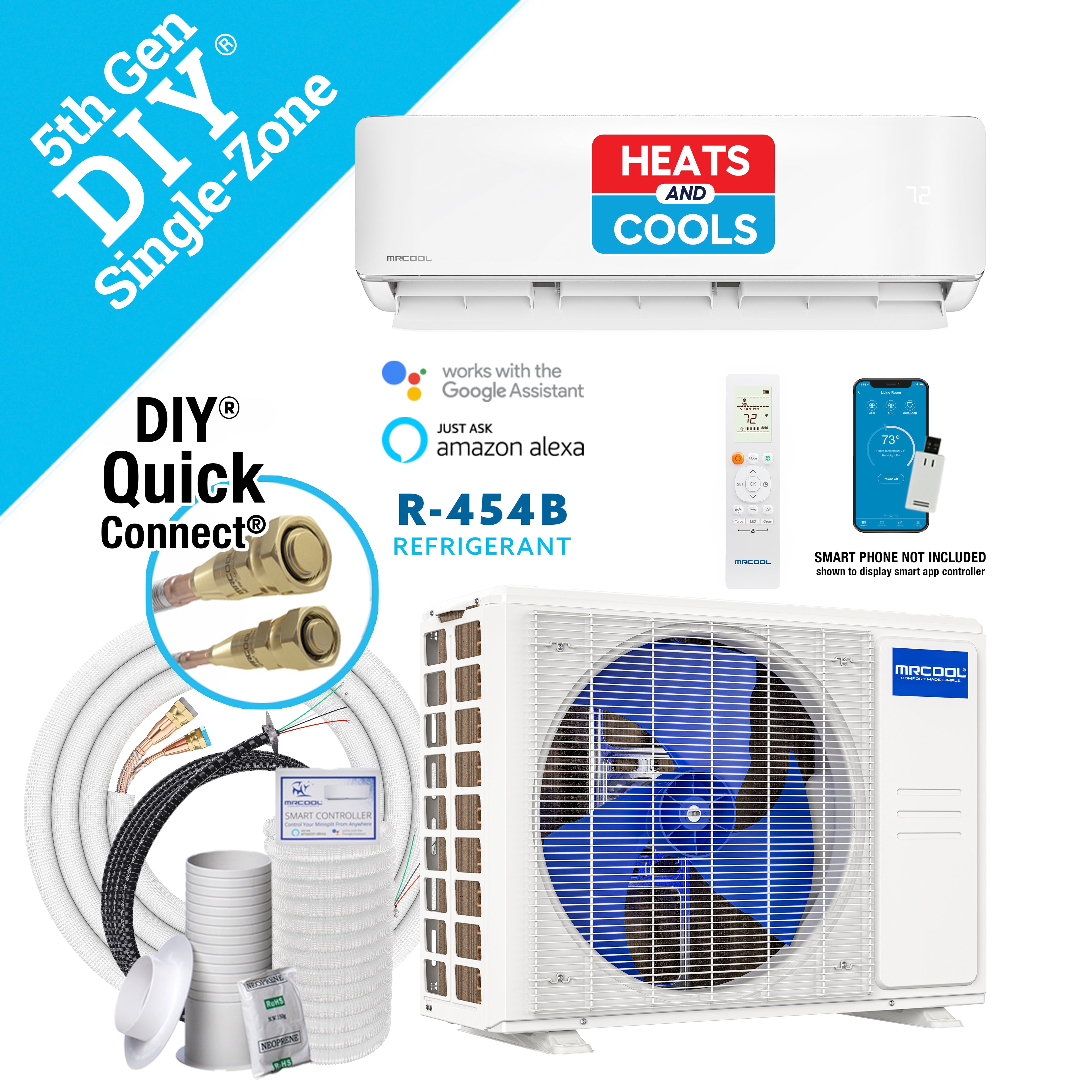 MRCOOL DIY 24K BTU 5th Generation Multi-Zone Air Handler (230V)