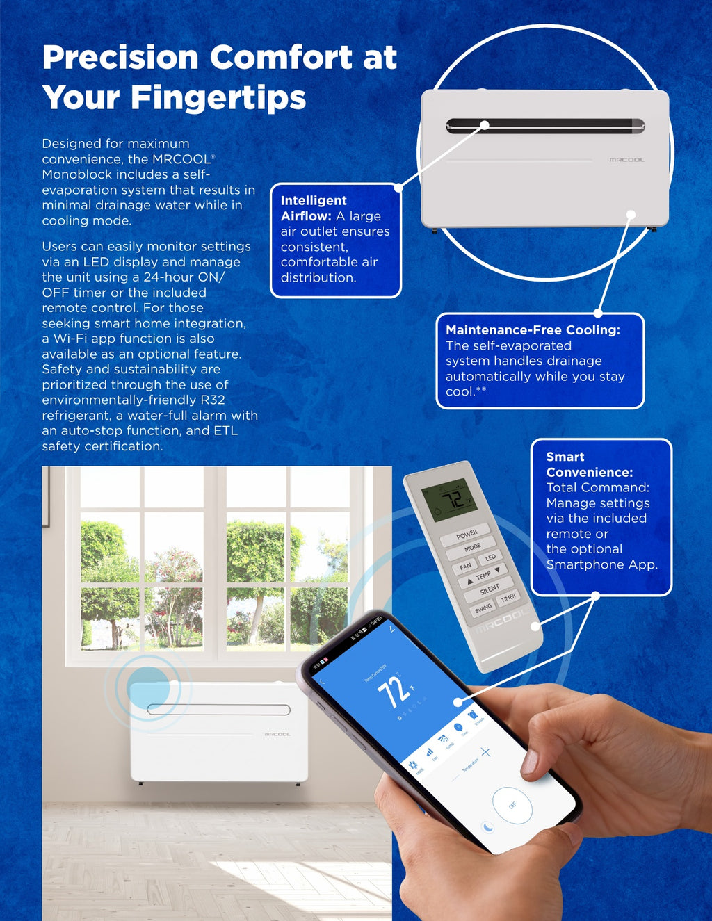 MRCOOL Monoblock 10,000 BTU Heat Pump System - 115V (MDM10115D)